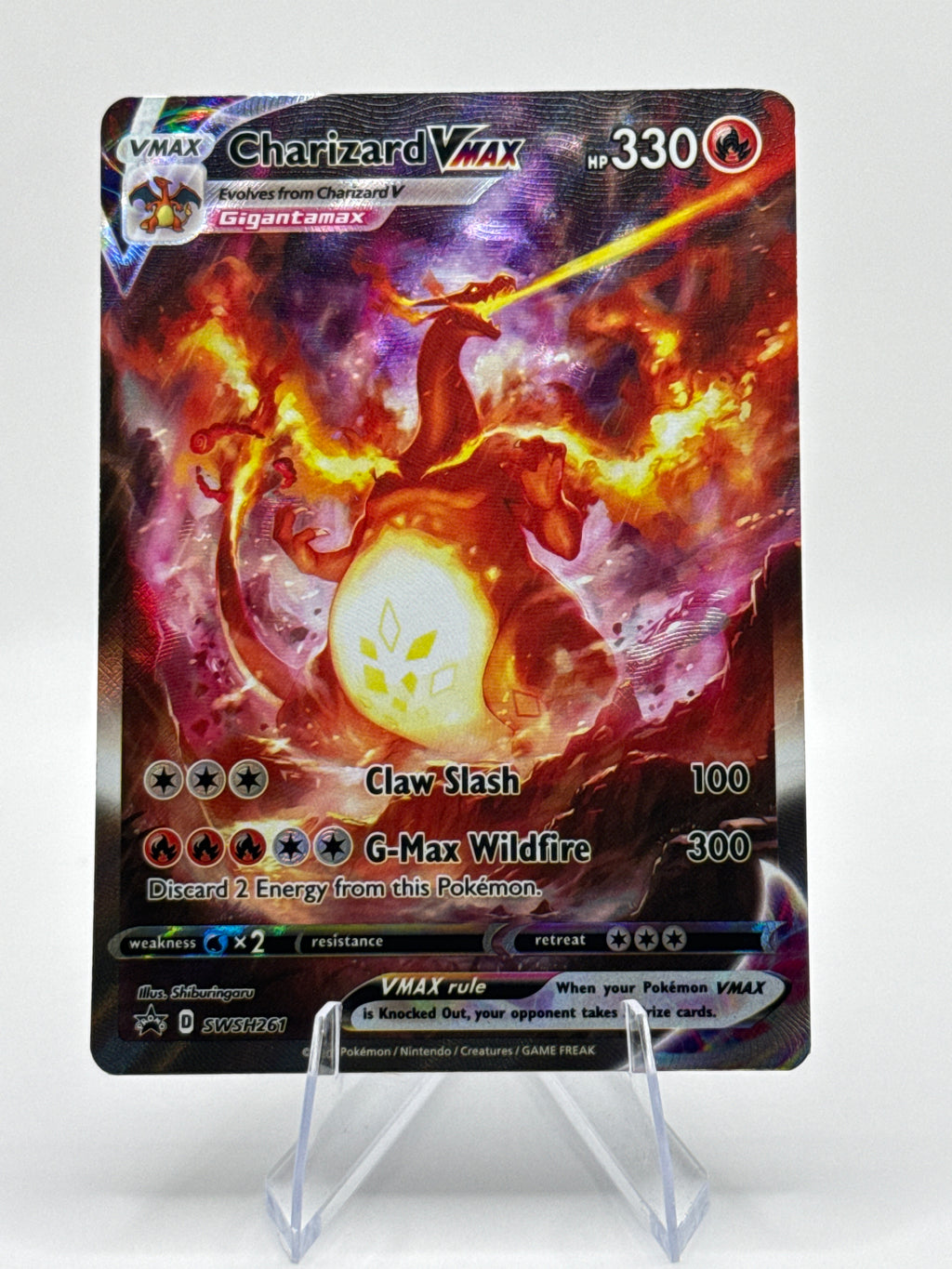 Charizard VMAX SWSH261 – Alternate Art Black Star Promo – Near Mint