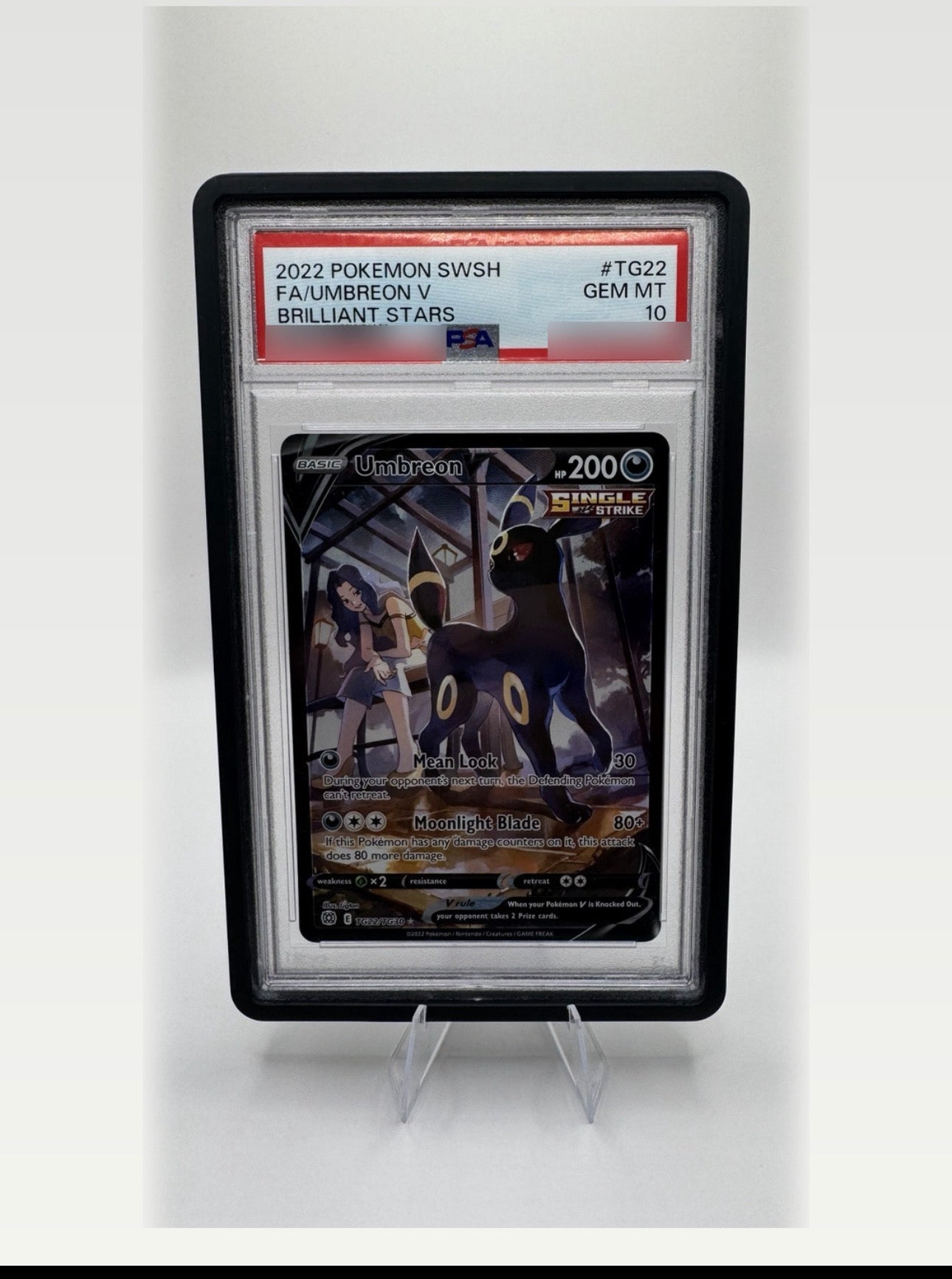 Umbreon V TG22/TG30 – Brilliant Stars Trainer Gallery – PSA 10